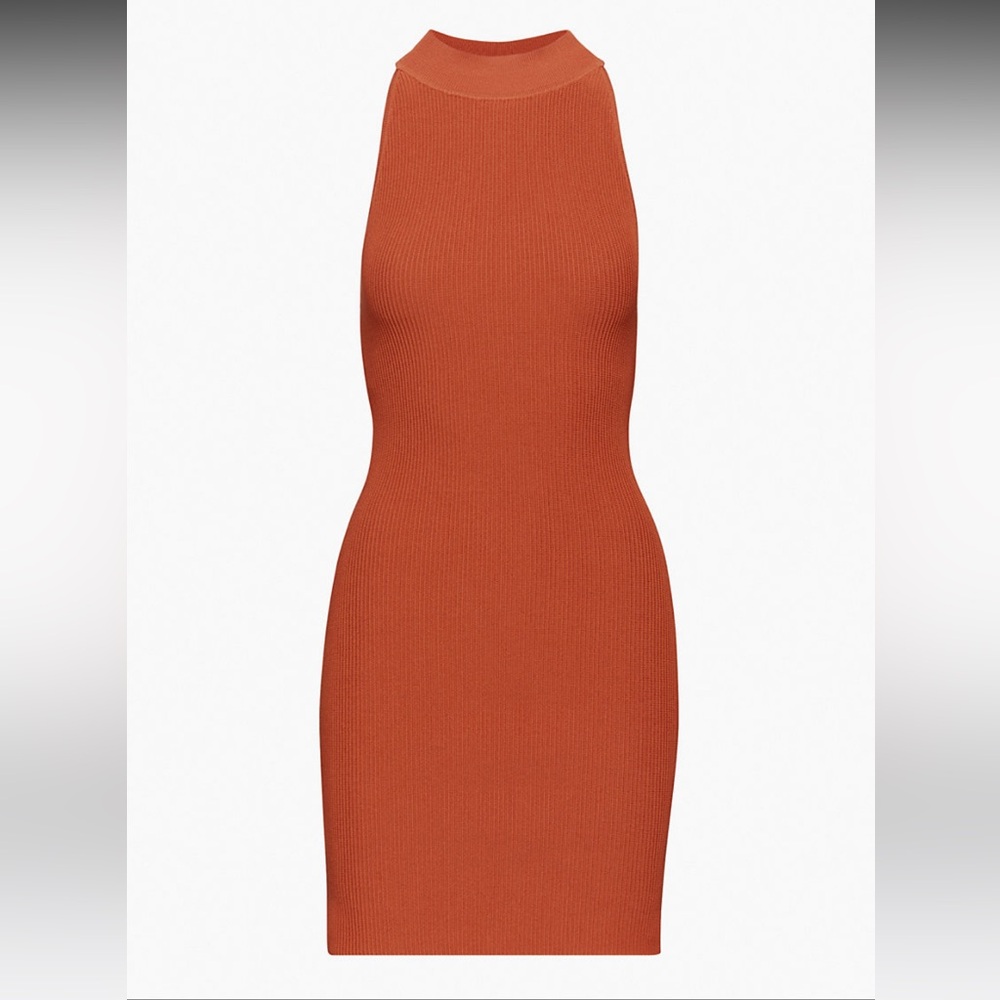 NWT Aritzia Babaton Sculpt Knit Halter Dress